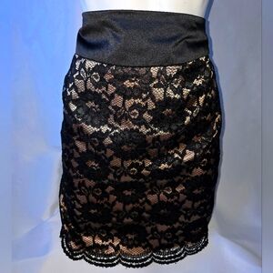 Vintage Satin & Silk Skirt